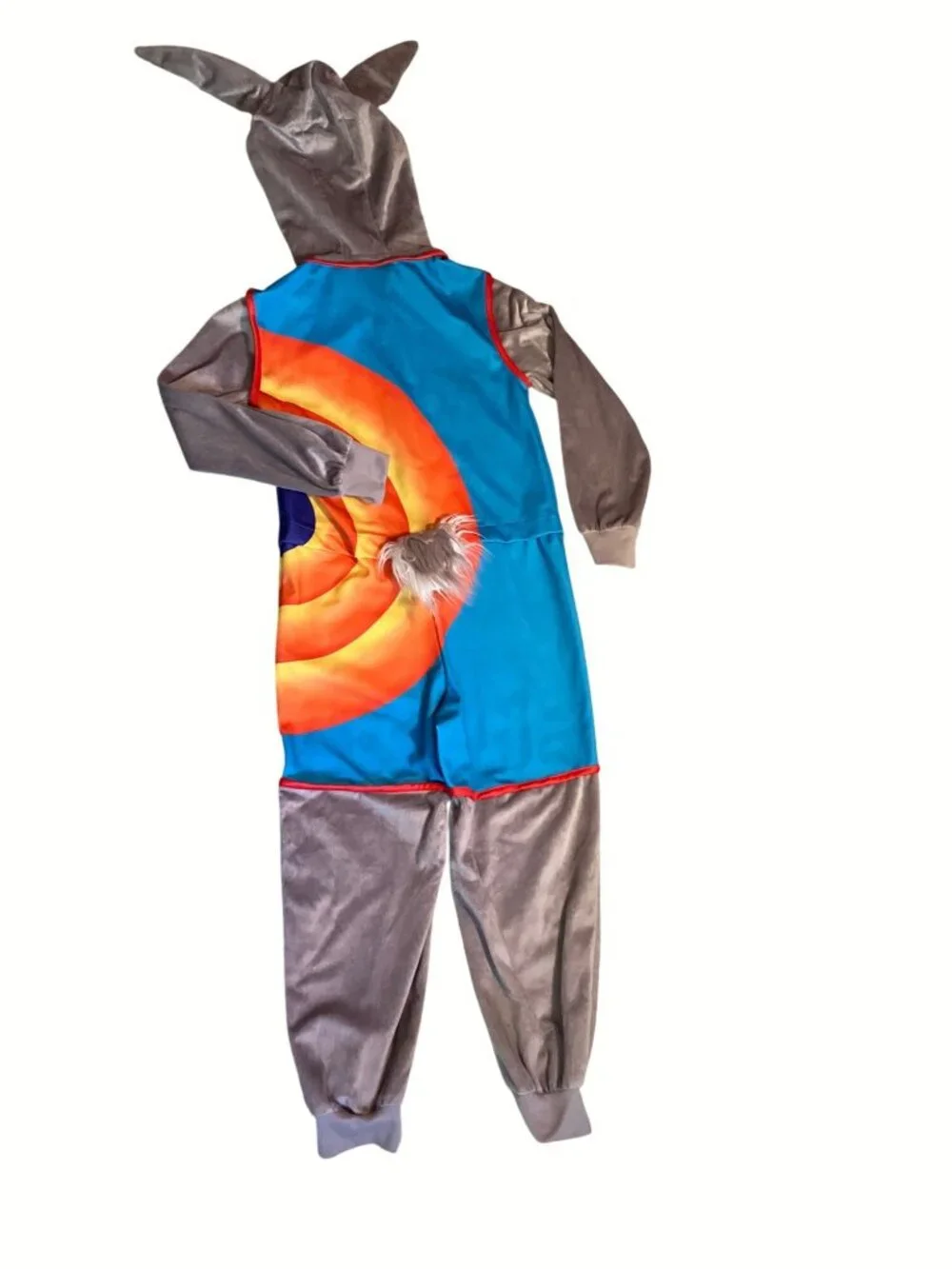 Space Jam: A New Legacy Bugs Bunny Costume Hoodie Pajamas With Tune Squad Logo S